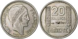 World Coins - Algeria, 20 Francs, 1956, Paris, Copper-nickel, , KM:91