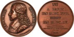 World Coins - France, Medal, Galerie des Grands Hommes, Eustache Le Sueur, History, 1828