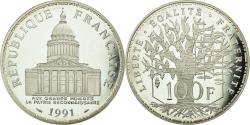 World Coins - Coin, France, Panthéon, 100 Francs, 1991, Paris, , Silver