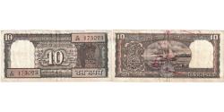 World Coins - Banknote, India, 10 Rupees, KM:60Ab, EF(40-45)