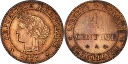 World Coins - Coin, France, Cérès, Centime, 1877, Paris, , Bronze, KM:826.1