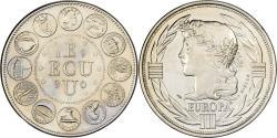 World Coins - France, Medal, Ecu Europa, Marianne, 1990, Copper-nickel,