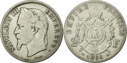 World Coins - Coin, France, Napoleon III, Napoléon III, 2 Francs, 1866, Bordeaux,