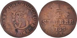 World Coins - Coin, German States, JULICH-BERG, Karl Theodor, 1/4 Stüber, 1785,