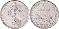 World Coins - Coin, France, Semeuse, Franc, 1969, Paris, 1 Franc, , Nickel, KM:925.1