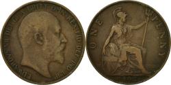 World Coins - Coin, Great Britain, Edward VII, Penny, 1902, , Bronze, KM:794.1