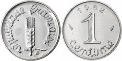 World Coins - France, Centime, Épi, 1982, Paris, série FDC, Stainless Steel,