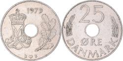 World Coins - Coin, Denmark, 25 Öre, 1979