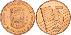 World Coins - Andorra, 5 Euro Cent, 2003, Copper, unofficial private coin,