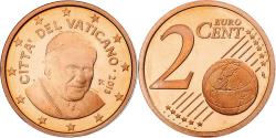 World Coins - VATICAN CITY, Benedict XVI, 2 Euro Cent, Proof, 2013, Rome, Copper Plated Steel