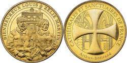 World Coins - France, Token, Lisieux -  Basilique - Louis et Zélie Martin, 2013