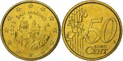 World Coins - San Marino, 50 Euro Cent, BU, 2003, Rome, Nordic gold,