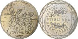 World Coins - France, 10 Euro, Sempé - Hiver - Fraternité, 2014, MDP, Silver,