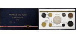 World Coins - France, Coffret 1 c. à 50 frs., 1975, MDP, série FDC,
