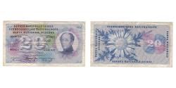 World Coins - Banknote, Switzerland, 20 Franken, 1963, 1963-03-28, KM:46j, VF(30-35)