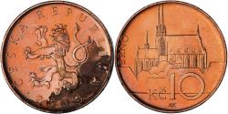 World Coins - Coin, Czech Republic, 10 Korun, 2003, , Acier plaqué cuivre, KM:4