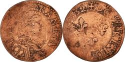 World Coins - Coin, France, Louis XIII, Double tournois, buste juvénile au col fraisé