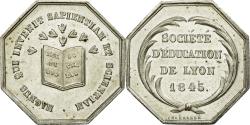World Coins - France, Token, Instruction and Education, 1845, , Silver