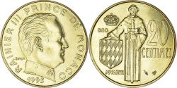 World Coins - Coin, Monaco, Rainier III, 20 Centimes, 1995, , Aluminum-Bronze