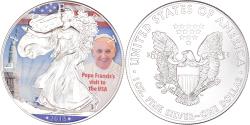 Us Coins - Coin, United States, Silver Eagle, Dollar, 2015, Philadelphia, Colourized