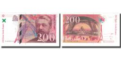 World Coins - France, 200 Francs, Eiffel, 1997, BRUNEEL, BONARDIN, VIGIER, 1997, AU(55-58)