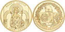 World Coins - France, Medal, Histoire de France, Saint-Louis, Copper Gilt,