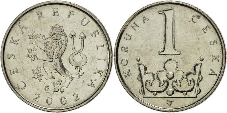 Czech Republic 2007-2 Czech Korun Nickel Plated Steel Coin