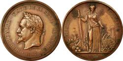 World Coins - France, Medal, Napoléon III, Visite de la Chambre de Commerce de Lille, 1867