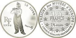 World Coins - Coin, France, Manet - Le Fifre, 10 Francs-1.5 Euro, 1996, Paris, BE,