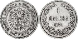 World Coins - Coin, Finland, Alexander II, Markka, 1874, Helsinki, , Silver, KM:3.2