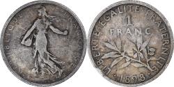 World Coins - Coin, France, 1 Franc, 1898, Paris, , Silver, Gadoury:467
