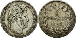 World Coins - Coin, France, Louis-Philippe, 5 Francs, 1841, Rouen, , Silver