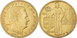 World Coins - Coin, Monaco, Rainier III, 50 Centimes, 1962, Paris, , Aluminum-Bronze