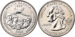 Us Coins - United States, Quarter, Quarter Dollar, 2006, U.S. Mint, South Dakota, 1889