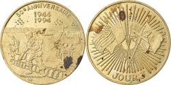 World Coins - France, Token, 50ème Anniversaire du Débarquement, Jour J, Politics, Society