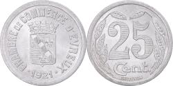 World Coins - Coin, France, Chambre de commerce d'Evreux, 25 Centimes, 1921,
