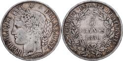 World Coins - France, 5 Francs, Cérès, 1850, Paris, Silver, , KM:761.1