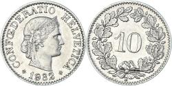 World Coins - Switzerland, 10 Rappen, 1932