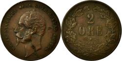 World Coins - Coin, Sweden, Oscar I, 2 Öre, 1858, , Bronze, KM:688
