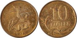 World Coins - Coin, Russia, 10 Kopeks, 2011
