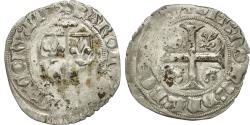 World Coins - Coin, France, Charles VI, Blanc Guénar, Tours, , Billon, Duplessy:377A