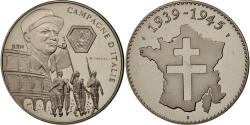 World Coins - France, Medal, Campagne d'Italie, French Fifth Republic, History, Jimenez