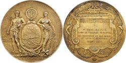 World Coins - France, Medal, Compagnie Générale Transatlantique, France, 1961, Vermeil