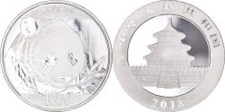 World Coins - Coin, China, Panda, 10 Yüan, 2018, Bullion, , Silver