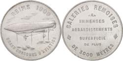 World Coins - France, Medal, Galeries Rémoises, Grand concours d'Aviation de Reims de 1909