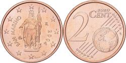 World Coins - San Marino, 2 Centimes, 2004, Rome, Copper Plated Steel, , KM:441