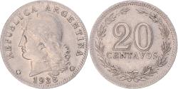 World Coins - Coin, Argentina, 20 Centavos, 1938