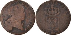 World Coins - Coin, France, Louis XV, Sol au buste enfantin, 1719, Strasbourg,