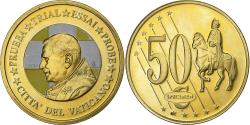 World Coins - Vatican, 50 Euro Cent, 50 C, Essai-Trial Benoit XVI, 2007