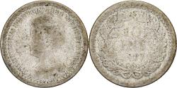 World Coins - Netherlands, Wilhelmina I, 10 Cents, 1917, Silver, , KM:145